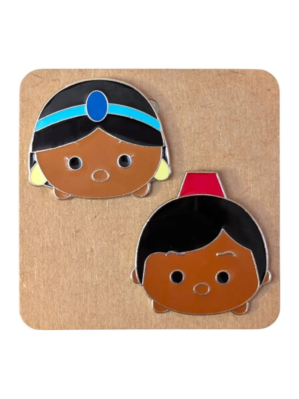Aladdin Disney Pins: Jasmine and Aladdin Tsum Tsum